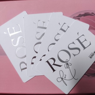 Set 4 card Rosé từ OiOi official (ảnh thẻ Rosé OiOi)