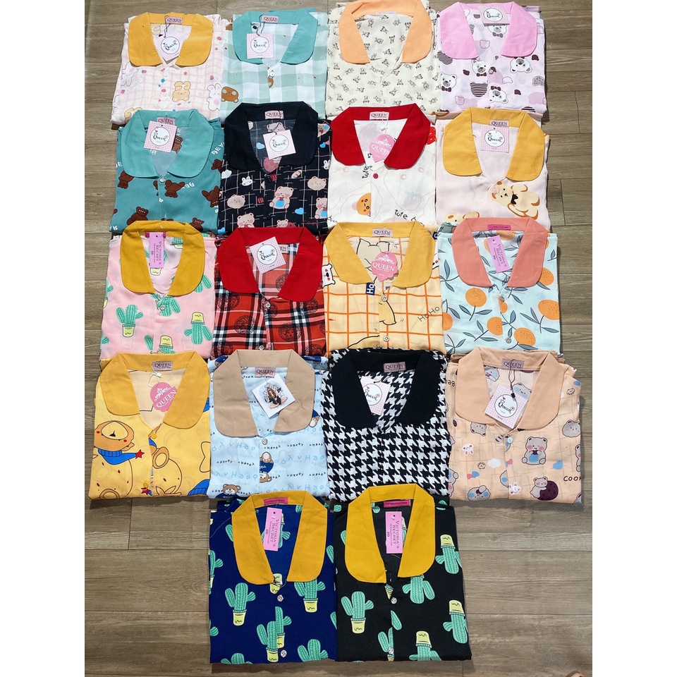 Đồ bộ pijama nữ tay dài quần dài nhiều mẫu thiết kế đa dạng chất liệu lụa cao cấp mềm mịn mát, giá rẻ tận xưởng freeship
