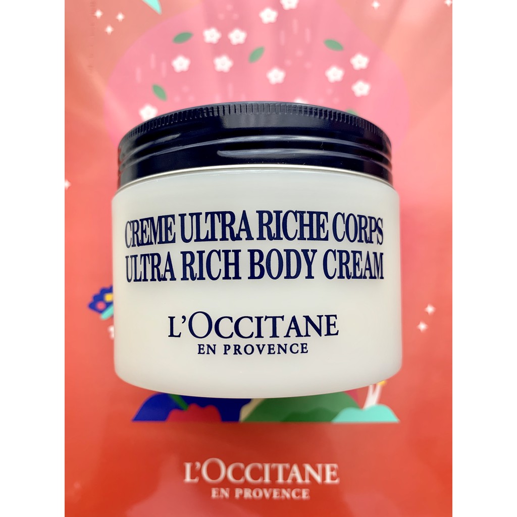 [BILL US/FR] Kem Dưỡng Thể L’Occitane ULTRA-RICH BODY CREAM SHEA BUTTER (25%) 200ml