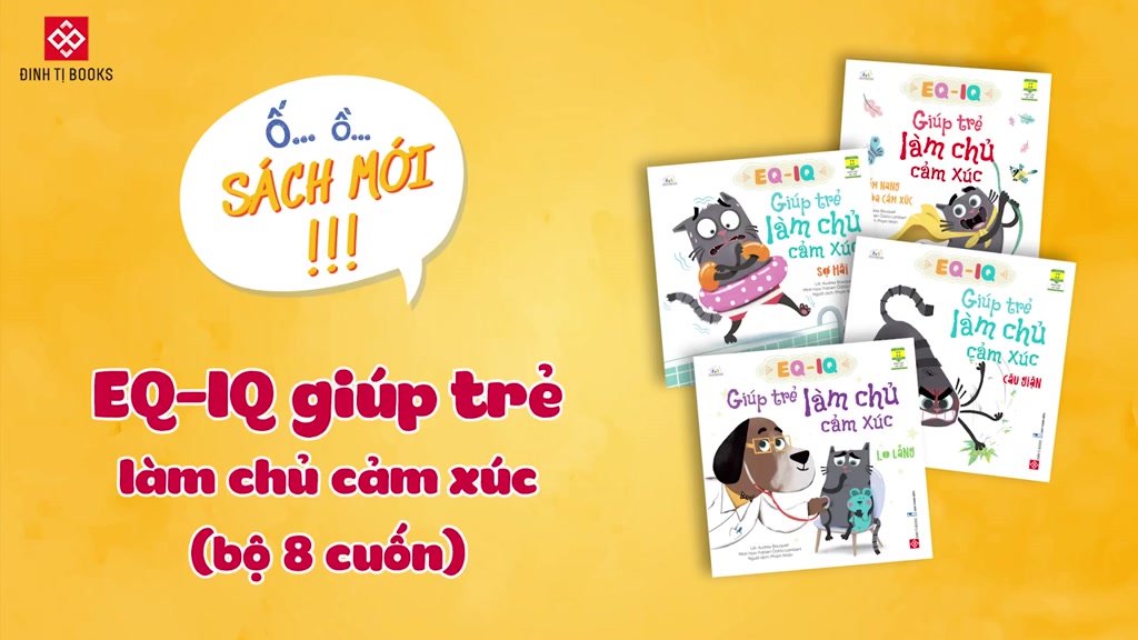 Sách EQ - IQ giúp trẻ làm chủ cảm xúc - Truyện tranh minh họa giáo dục cho trẻ từ 3 - 9 tuổi - Đinh Tị Books | BigBuy360 - bigbuy360.vn