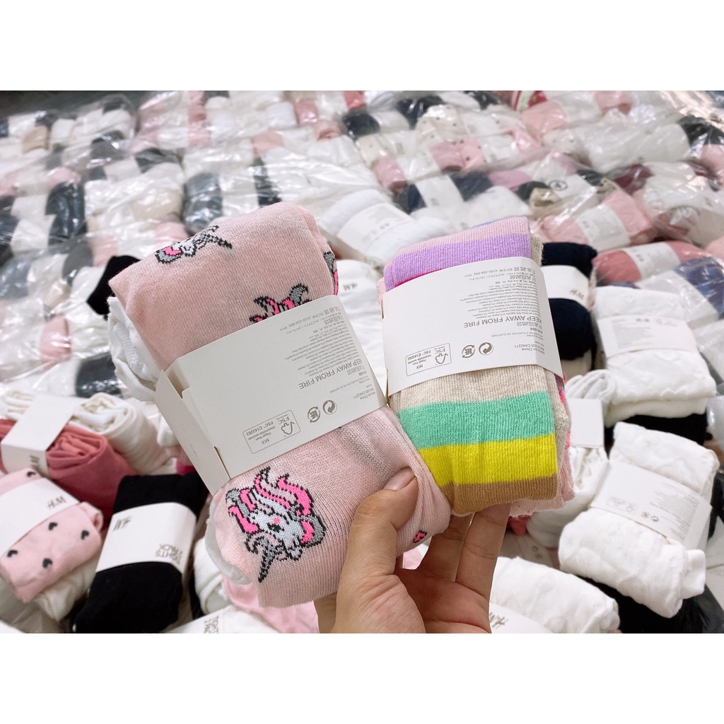 Set 2 Quần Tất Len Liền Bàn Cho Bé Gái 💝FREESHIP💝 Quần Legging Dài Chất Liệu Len Mềm Mại Cho Bé Từ 1 – 10 Tuổi