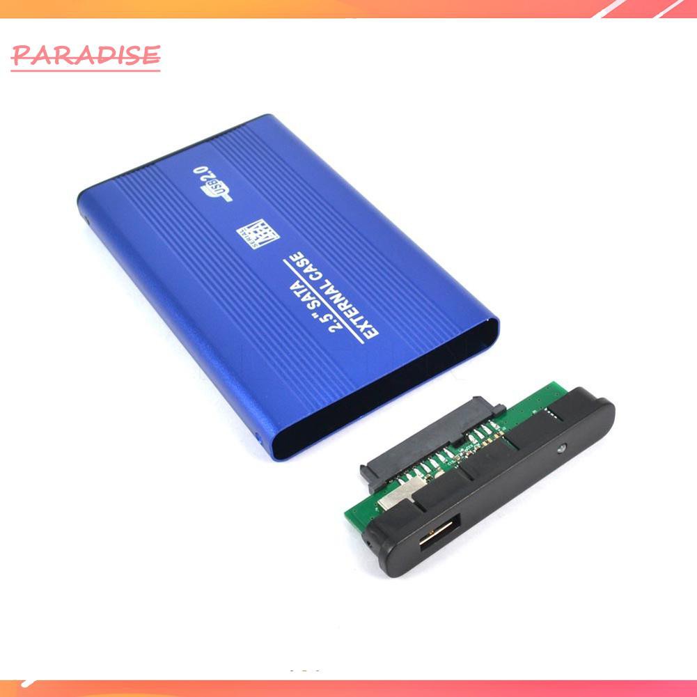 Hộp Đựng Ổ Cứng Ngoài 2.5 Inch Usb 2.0 Sata Bằng Hợp Kim Nhôm Ốp | BigBuy360 - bigbuy360.vn