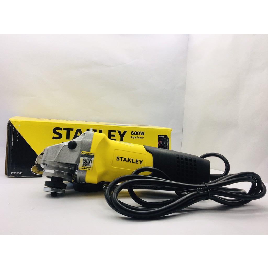 Máy mài góc Stanley 100mm 580W/680W công tắc đầu STGS5100-B1/STGT6100-B1, máy mài cầm tay chính hãng tại Ngô Thành Lợi