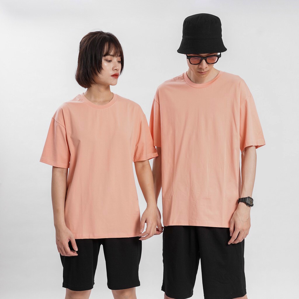 Áo Thun Trơn Tay Lỡ Basic Tee Form Rộng Unisex Chất Cotton - Áo Phông Trơn Nam Nữ T M Store Ảnh Thật | BigBuy360 - bigbuy360.vn