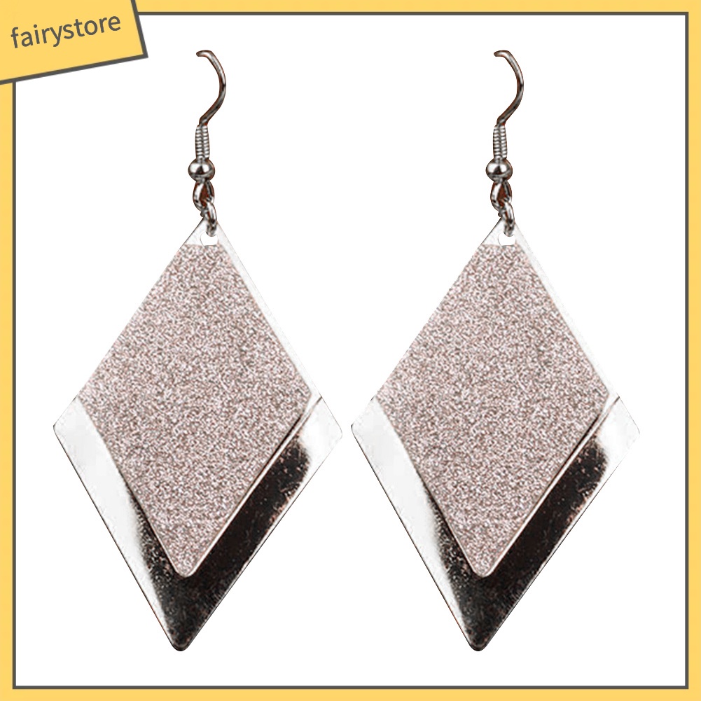 Khuyên tai kiểu dáng hình học thòi trang cho nữ