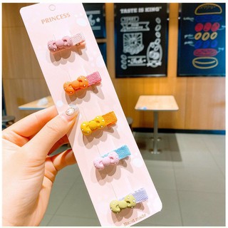 Kẹp tóc cho bé gái set 5 chiếc cute