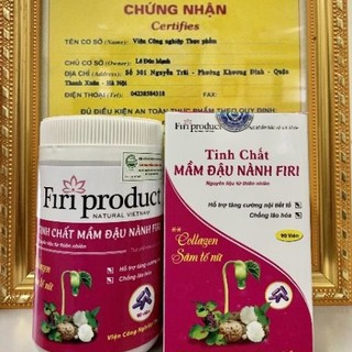 (Hàng chính hãng) Tinh chất mầm đậu nành Firi Hiệu quả 100%