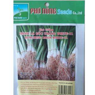 Hạt giống Hành lá gốc trắng Phú Nông (PN131448W) - 2g