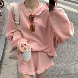 (Bộ đồ nữ - set áo + quần đùi style ulzzang Hàn Quốc