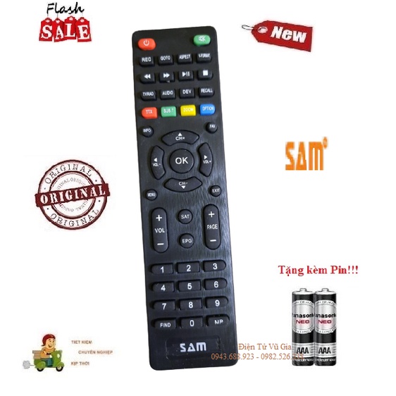 Remote Điều khiển TV SAM- Hàng mới chính hãng 100% tặng kèm Pin