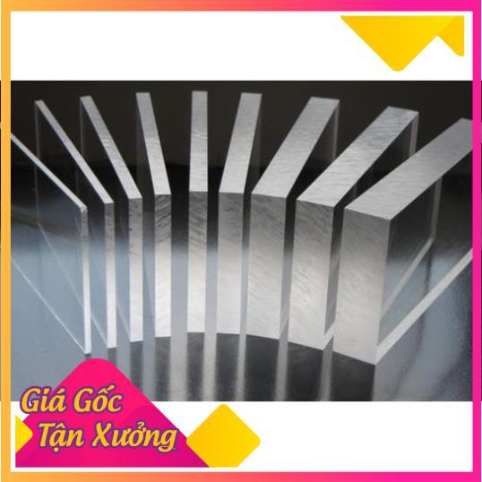 NHẬN CẮT LẺ MICA THEO YÊU CẦU - MICA trong/trắng, độ dày 2mm.