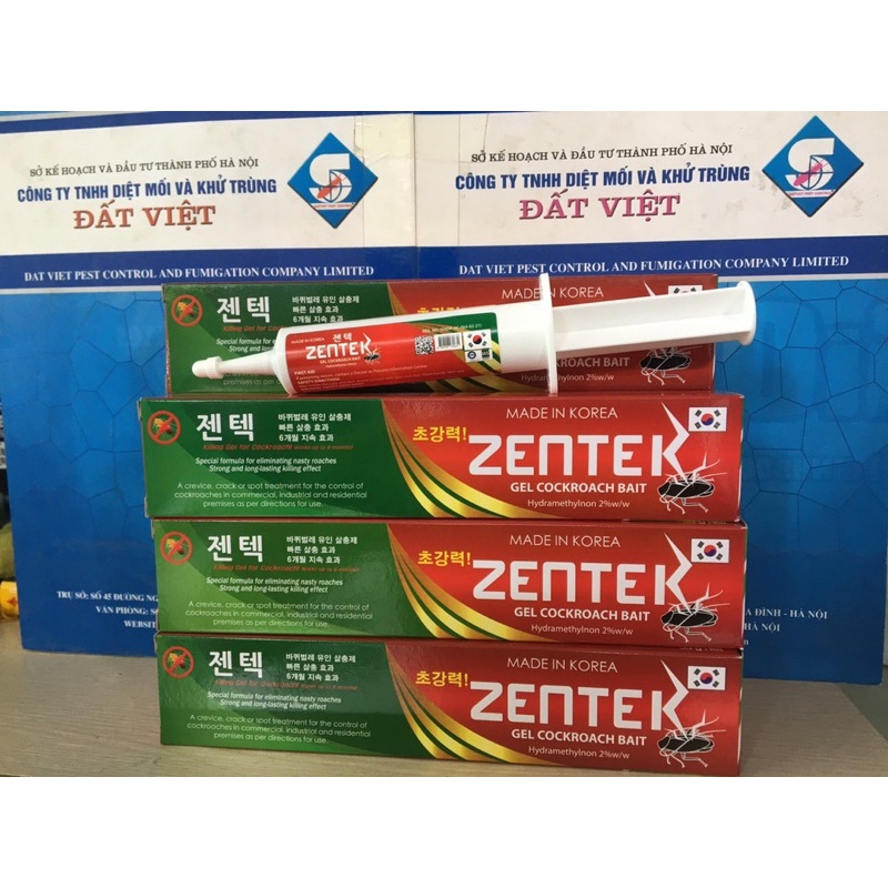 Thuốc diệt gián đức ZENTEK nhập khẩu Hàn Quốc( tuýp 35g)