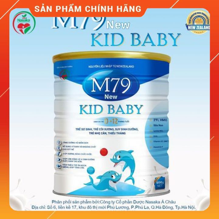 [ HÀNG CHÍNH HÃNG ] Sữa M79 NEW KID BABY 900g