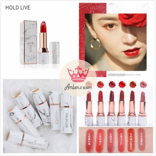 Son Holdlive Vân Đá White Jade Small Lipstick ( có nhũ ) L1712