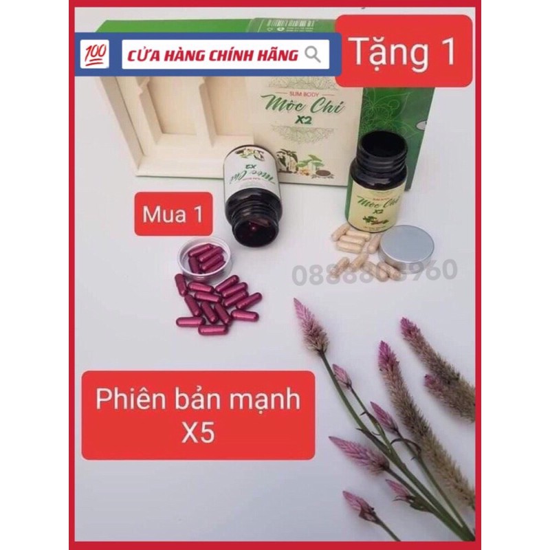 Giảm cân mộc chi x2 [ Mua 1 + Tặng 1 Bao Mạnh ]