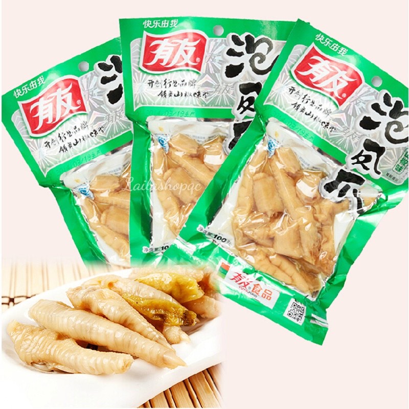 CHÂN GÀ YUYU CHÂN GÀ CAY CHÂN GÀ RÚT XƯƠNG ĐỒ ĂN VẶT