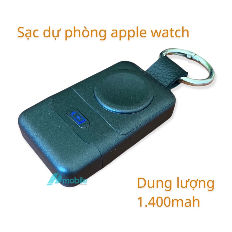 Sạc dự phòng 1400mah dạng móc khoá dùng cho iwatch có bảo hành