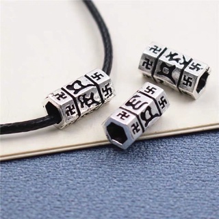 Charm bạc lục tự mix vòng tay - charm bạc 925