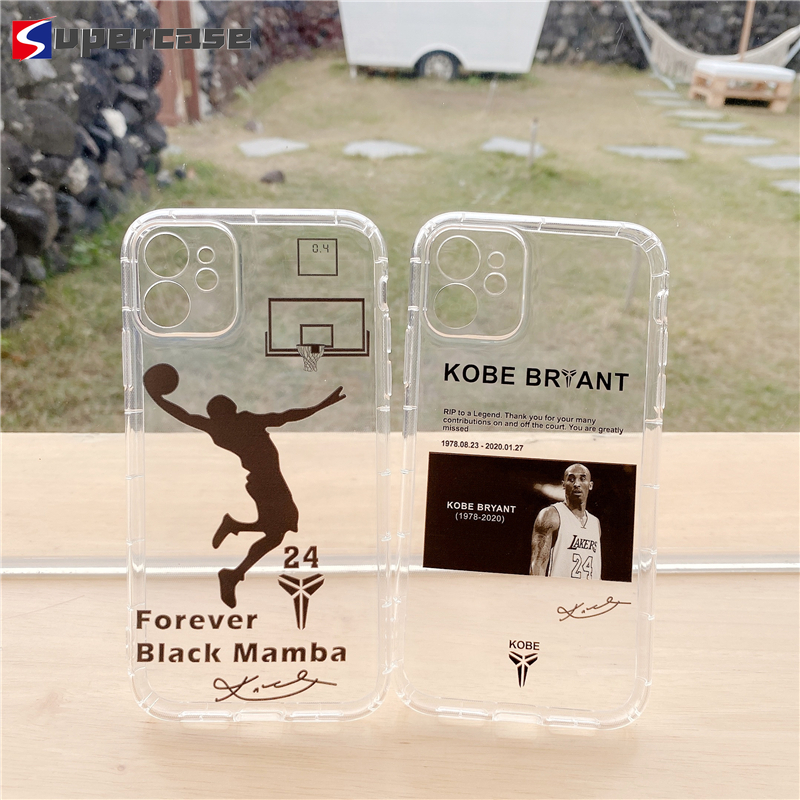 Ốp Điện Thoại Mềm Trong Suốt In Hình Kobe Bryant Nike Cho Iphone 12 Mini Pro Max 11 Pro Max Xs Max X Xr 8 7 Plus Se 2020