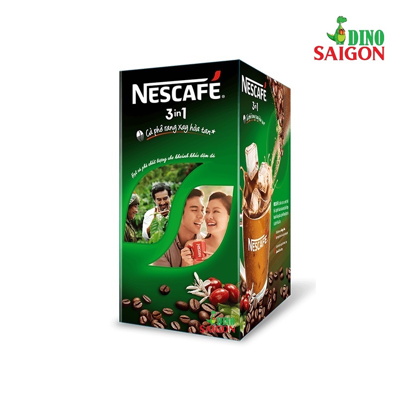 Combo 3 Hộp Cà Phê Rang Xay Hòa Tan Nescafé 3in1 Đậm Vị Cà Phê (Hộp 20 Gói x 17g)