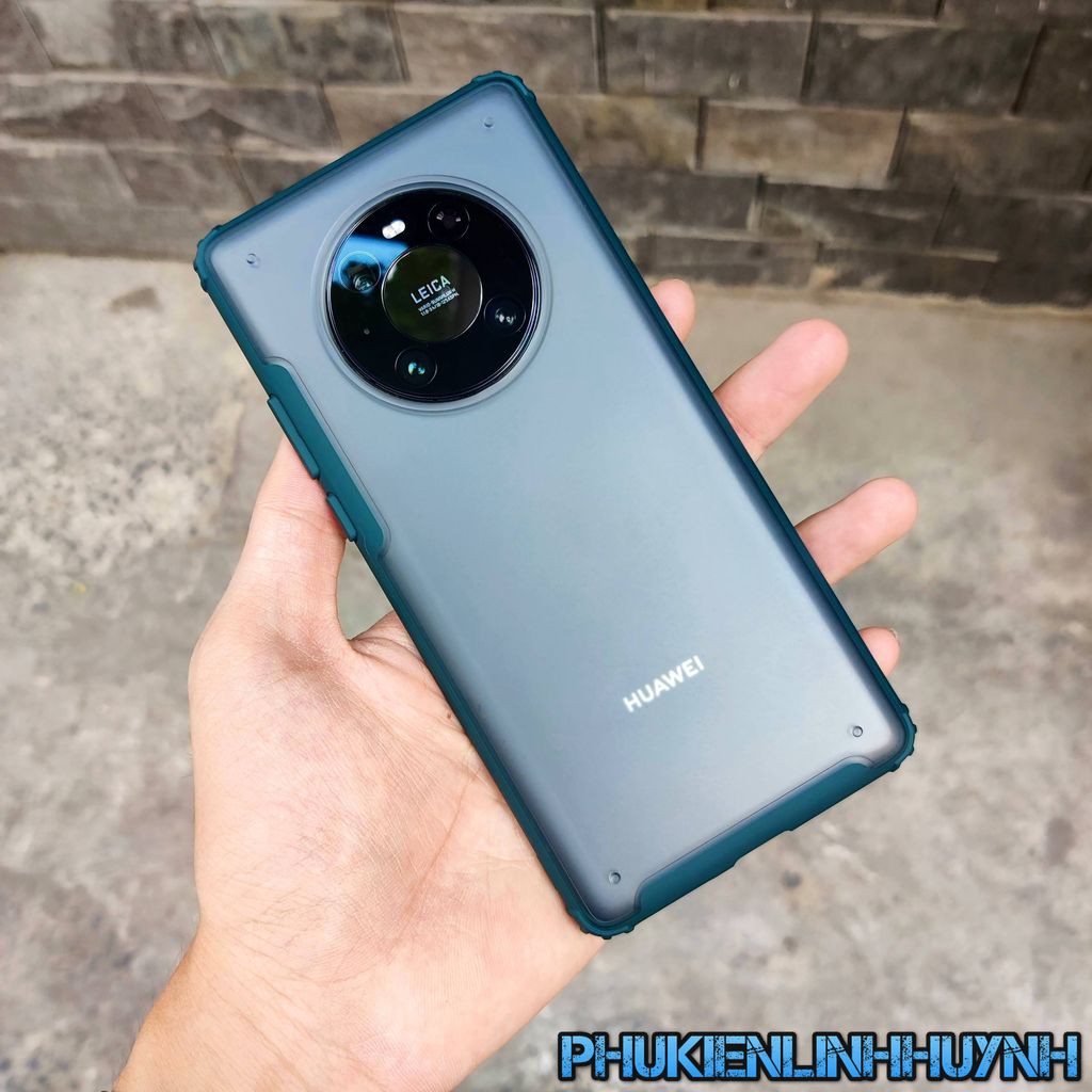 Huawei Mate 40 Pro_Ốp lưng nhám viền màu Ver 2