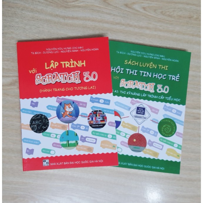 Combo Sách Luyện thi hội thi tin học trẻ với Scratch 3.0 cấp Tiểu học | BigBuy360 - bigbuy360.vn