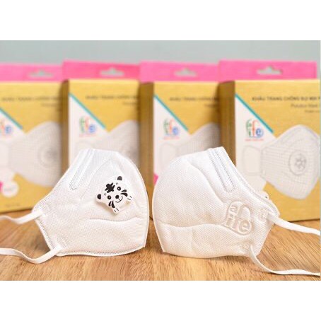 Khẩu trang Safelife chống bụi mịn trẻ em 3D cao cấp không màng carbon