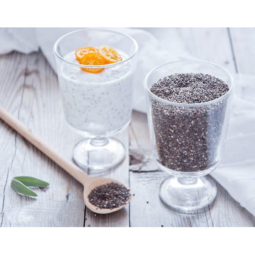 Hạt chia đen Nutiva nhập khẩu từ Mỹ gói lẻ 100g hàng chuẩn không tạp chất date 2023