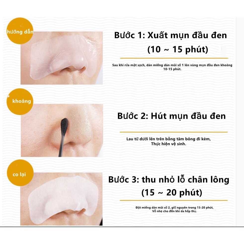 Miếng dán lột mụn đầu đen mũi RNW se khít lỗ chân lông hiệu quả