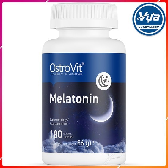 Hỗ Trợ Giấc Ngủ OstroVit - Melatonin (180 viên)