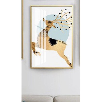 TRANH TREO TƯỜNG  CỠ ĐẠI - GIÁ RẺ KÈM KHUNG -PHONG CÁCH BẮC ÂU TRỪU TƯỢNG- MELYHOME- TB3FGC27