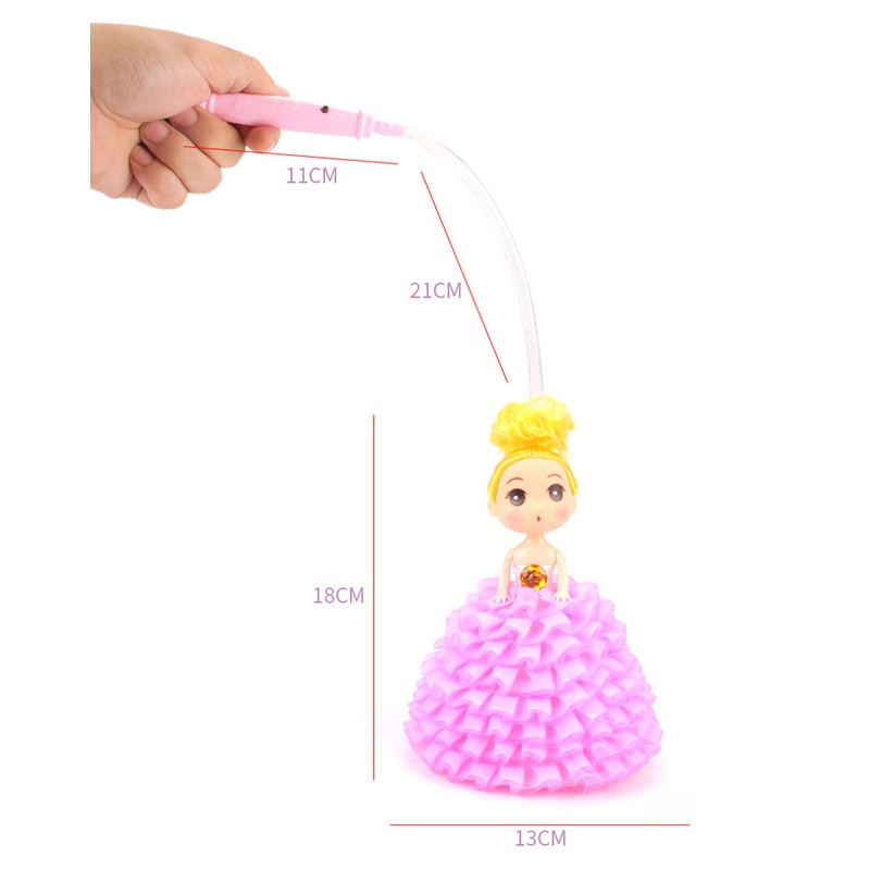 Đèn Lồng Hình Búp Bê Barbie Dễ Thương Phát Sáng Cho Bé