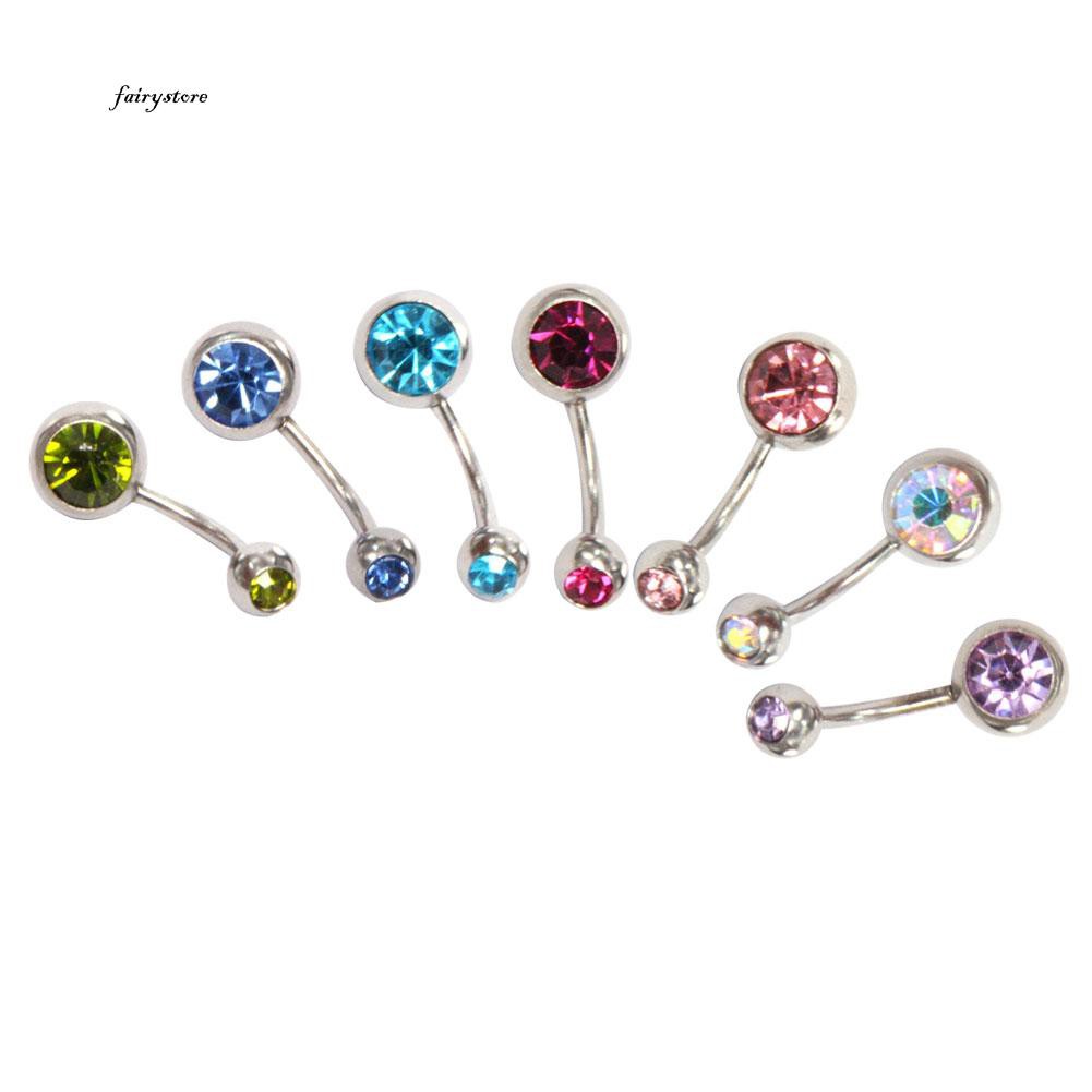 Khuyên RốN ĐíNh Đá ThờI Trang