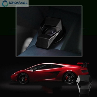Universal Car Engine Start Stop Push Button Switch Cover Ring Trim Sticker Black Red
