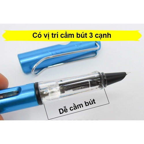 BÚT THẦY ÁNH SH050 - Bút ngòi kim tinh lá tre tự tạo thanh đậm