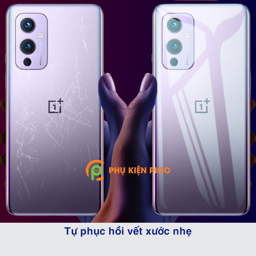 Dán lưng Oneplus 9 full mặt lưng full viền dẻo trong suốt PPF tự phục hồi vết xước - Dán dẻo Oneplus 9