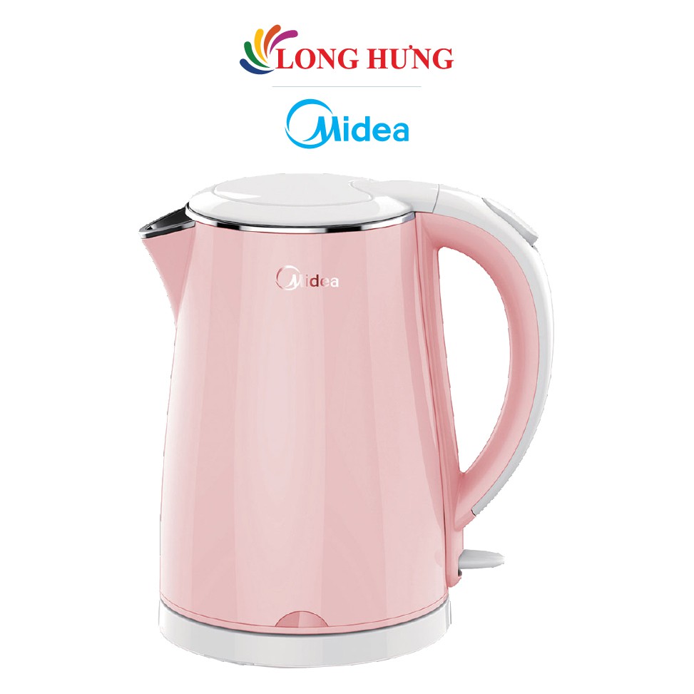 [Mã ELMALL10 giảm 10% đơn 500K] Bình đun siêu tốc Midea 1.5 lít MK-15DC - Hàng chính hãng