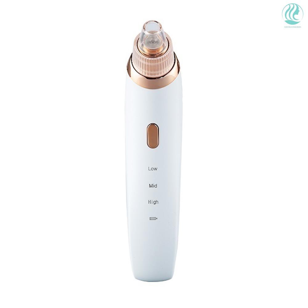 🌟Beauty Device BlackHead Remover Dead Skin Cleaning Vacuum Extractor USB Charging 3 Adjustments 4 Suction Heads for Cho