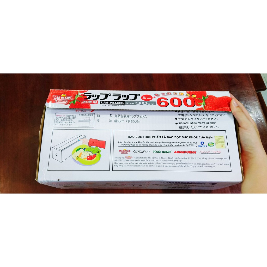 Màng bọc thực phẩm Laspalm 600m x 30cm