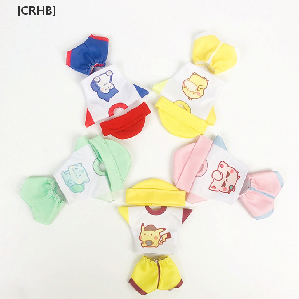 [CRHB] Clothes Set for 16-17cm Doll Fashion Suit ob11 1/12 Doll Dress Up Cute Clothes Hot Sell