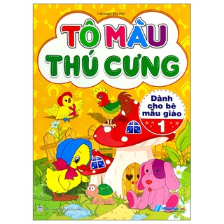 Sách tô màu thú cưng - tập 1