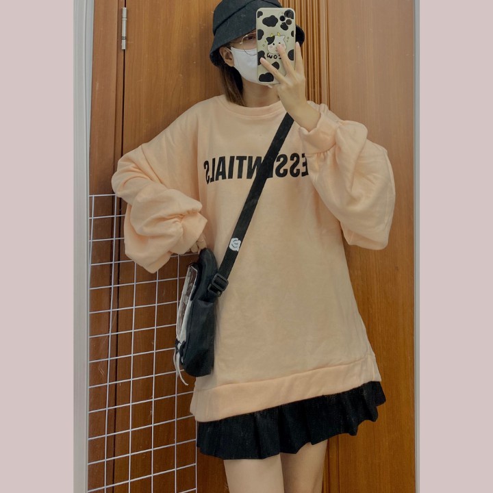 Áo sweater form rộng/ Áo nỉ nam nữ Unisex phong cách basic in chữ ESSEN RÔ STORE SW11 | BigBuy360 - bigbuy360.vn