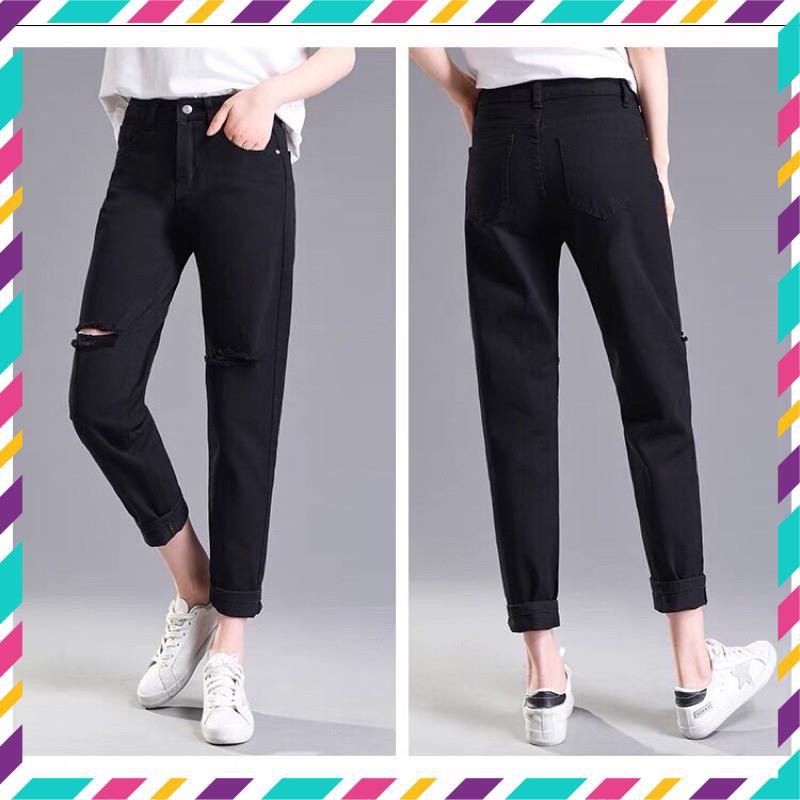 Quần bò baggy nữ quần jean baggy nữ quần jeans nữ cạp cao 3 size S M L hót 2021