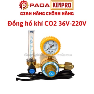 Đồng hồ sấy khí CO2 36V/220V cho máy hàn MIG/MAG