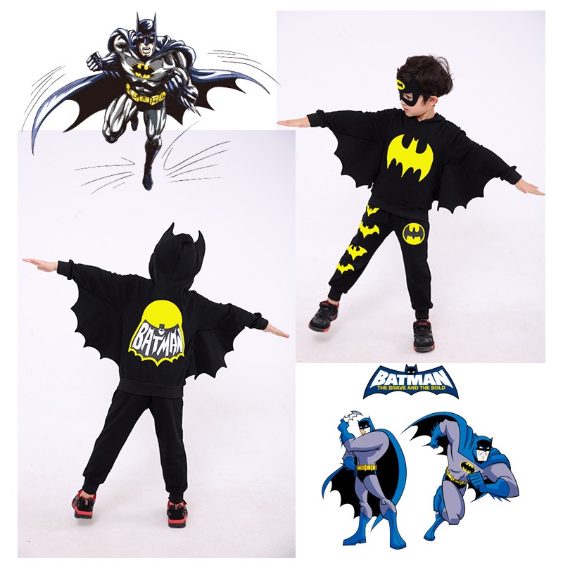 Bộ Đồ Hóa Trang Nhân Vật Siêu Anh Hùng / Dơi Độc Đáo Cho Bé Trai Dịp Halloween