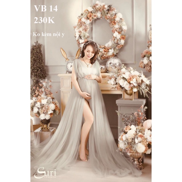 Đầm bầu- chụp ảnh-váy chụp ảnh