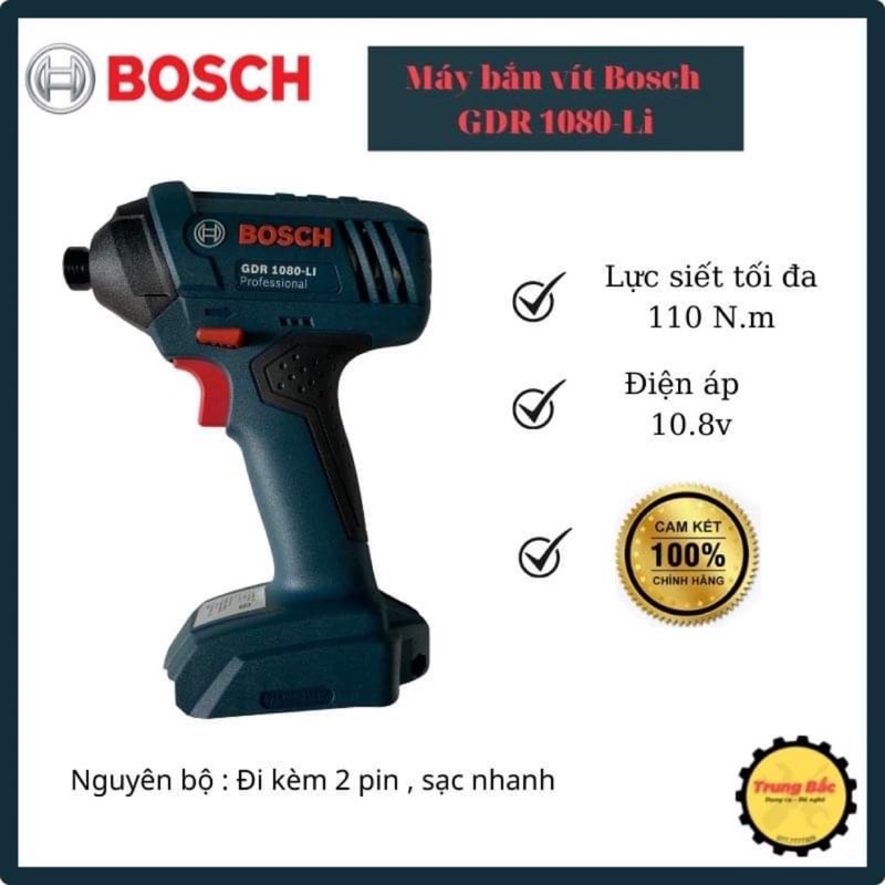 Máy bắn vít dùng pin GDR 1080-li Bosch 10.8v
