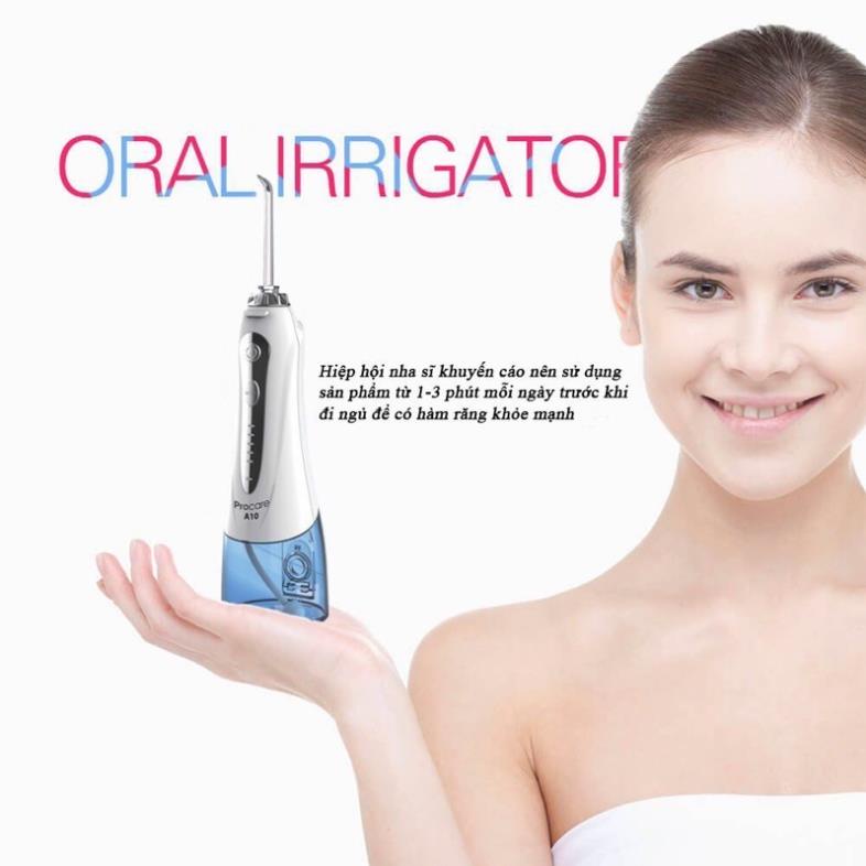 Máy Tăm Nước Chính Hãng Procare A10 (water flosser) - Thế Hệ Mới Cao Cấp - Chăm Sóc Răng Miệng Hiệu Qủa