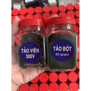 Tảo viên và tảo bột cho cá kiểng.