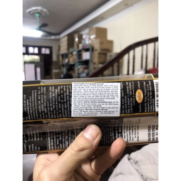 Mỳ ý spaghetti 500g Veronelli nhập khẩu ý